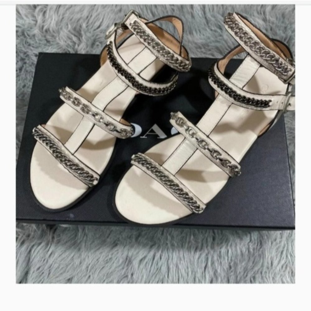 Coach Snakeskin detailed Chain Gladiator shoes - Picture 2 of 5